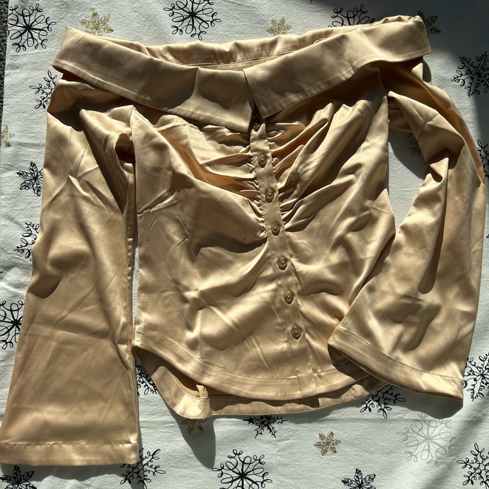 by Anthropologie silk like top